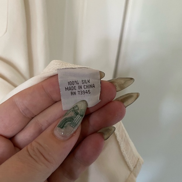 Creamy Silk Button Down - Picture 5 of 5